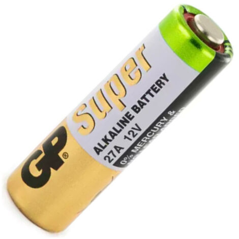 Pile Alcaline 5 Piles Mn27/a27 12 V 26 Mah Pour Télécommande Maxtech