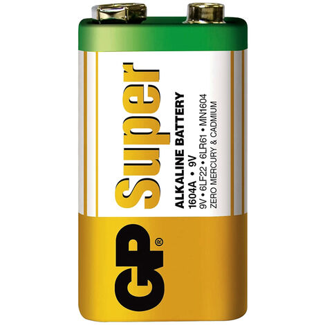 Pile alcaline 6LR61 - 9V
