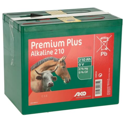 Pile alcaline 9V 210Ah - AKO