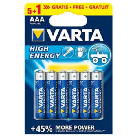 pile alcaline AAA LR03 pour Accessoires et entretien VARTA 4903121496