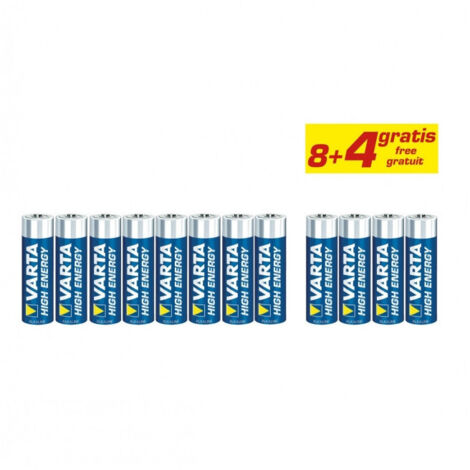 PILE ALCALINE LONGUE DURÉE LR03 AAA BL.8+4 - 4903121472