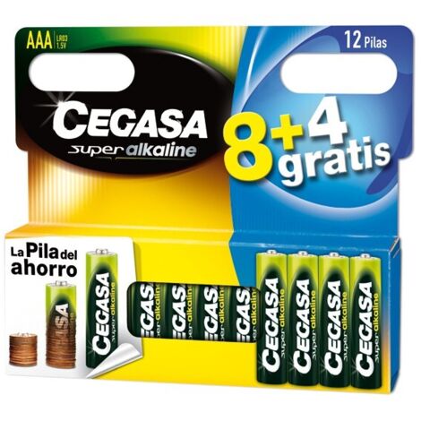 PILE ALCALINE LR03 AAA SET 8+4 - 1,5 V