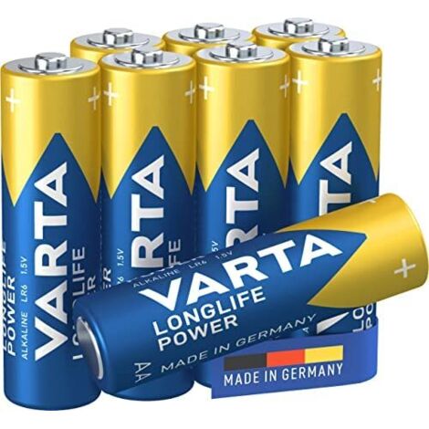 Lot de 42 Piles AA alcalines, industrielles 1.5V LR6, Piles Jetables
