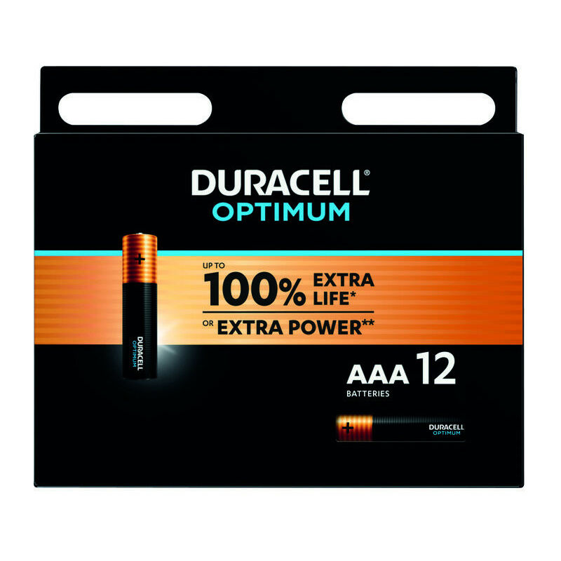 Duracell - optimum aaa x12