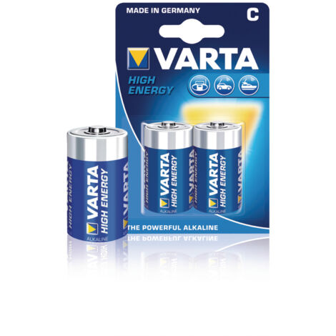 Pile alcaline Varta 4914/2b C/LR14 1,5 V haute énergie 10 blisters