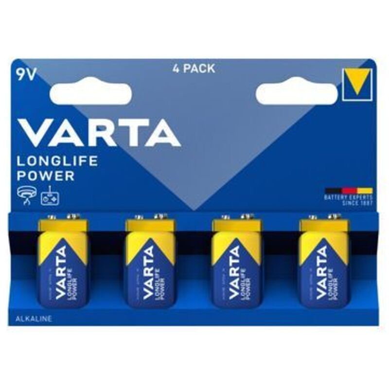 VARTA PILES ALCALINES LONGLIFE POWER V x4