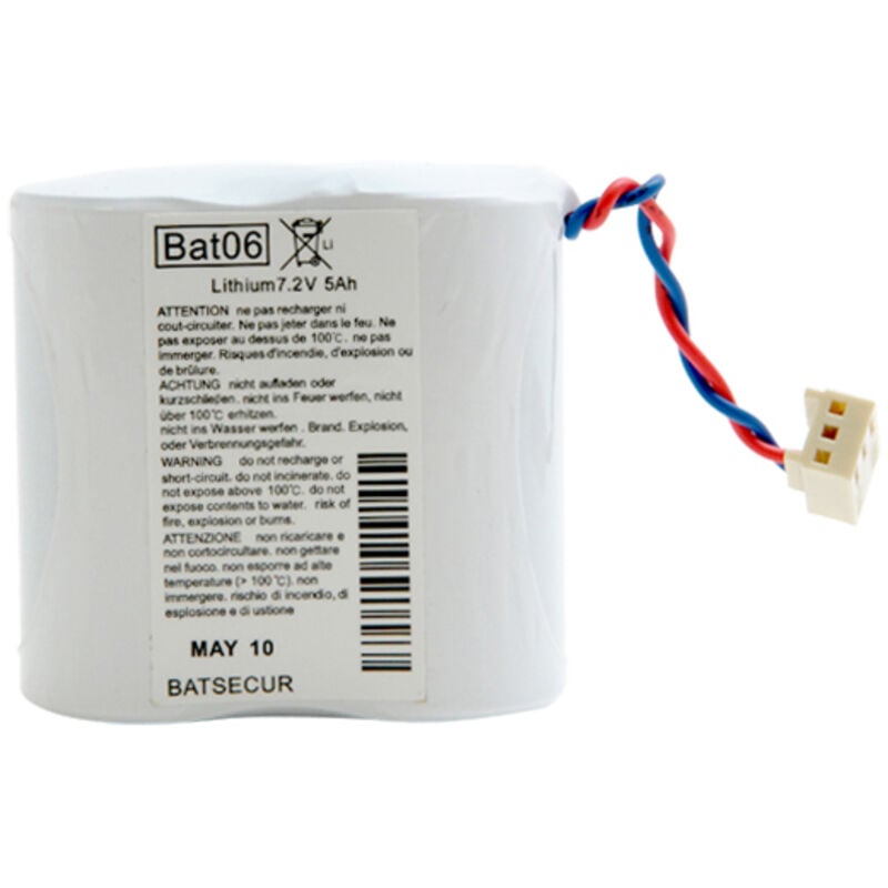 Daitem - Batsecur - Pile alarme batsecur BAT06 7.2V 6Ah