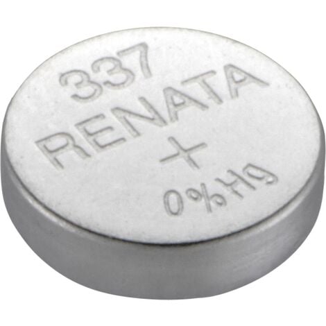 Pile bouton 377 oxyde d'argent Renata 28 mAh 1.55 V 10 pc(s) Q042332