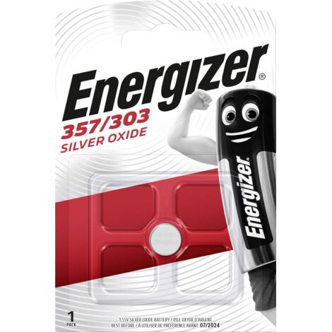 Pile bouton 357 oxyde d'argent Energizer 150 mAh 1.55 V 1 pc(s) Y764251