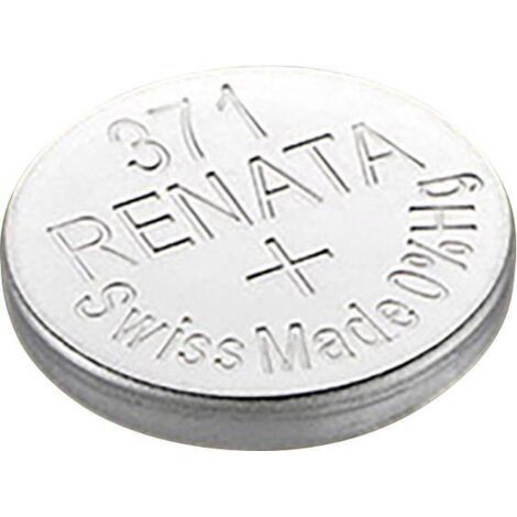 Pile bouton 371 oxyde d'argent Renata 35 mAh 1.55 V 1 pc(s) X92588