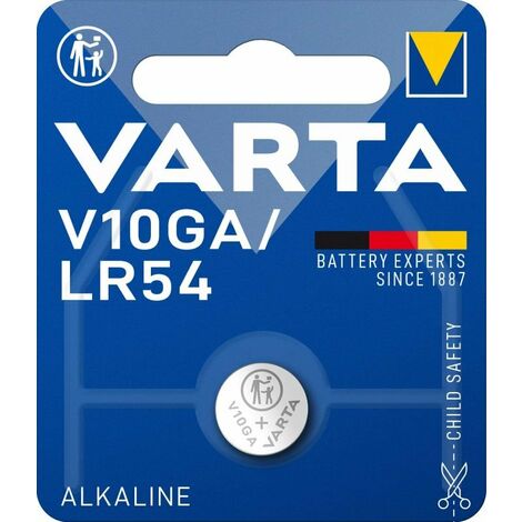 PILE BOUTON ALCALINE VARTA LR54 POUR PILES ACCUMULATEURS - 1517203