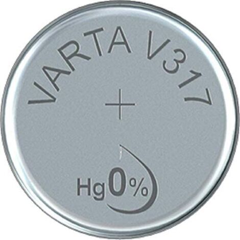 Pile bouton argent 1,55V SR62 V317 Varta (317101111)