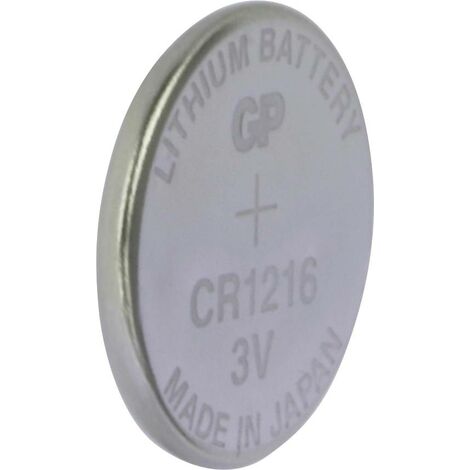 Pile bouton CR 1216 lithium GP Batteries 3 V 1 pc(s) Y807902