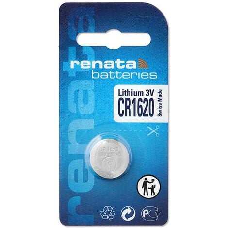 Pile bouton CR 1620 lithium Renata 68 mAh 3 V 1 pc(s) X95649