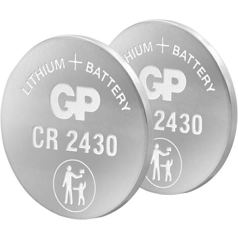 Pile bouton CR 2430 lithium GP Batteries 300 mAh 3 V 2 pc(s)