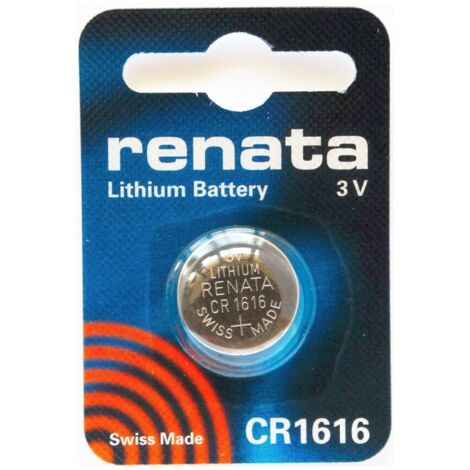 Pile Bouton CR1616 Standard - RENATA - Lithium - 3V