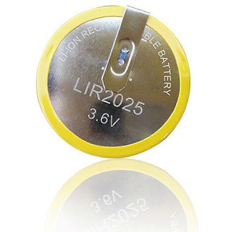 Pile bouton de 3,6 V pour télécommande, jeton d'alarme et équipement médical