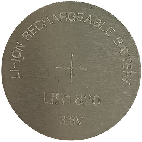 Pile bouton LIR1620 RS PRO, 3.7V, 16mm ( Prix pour 1 )