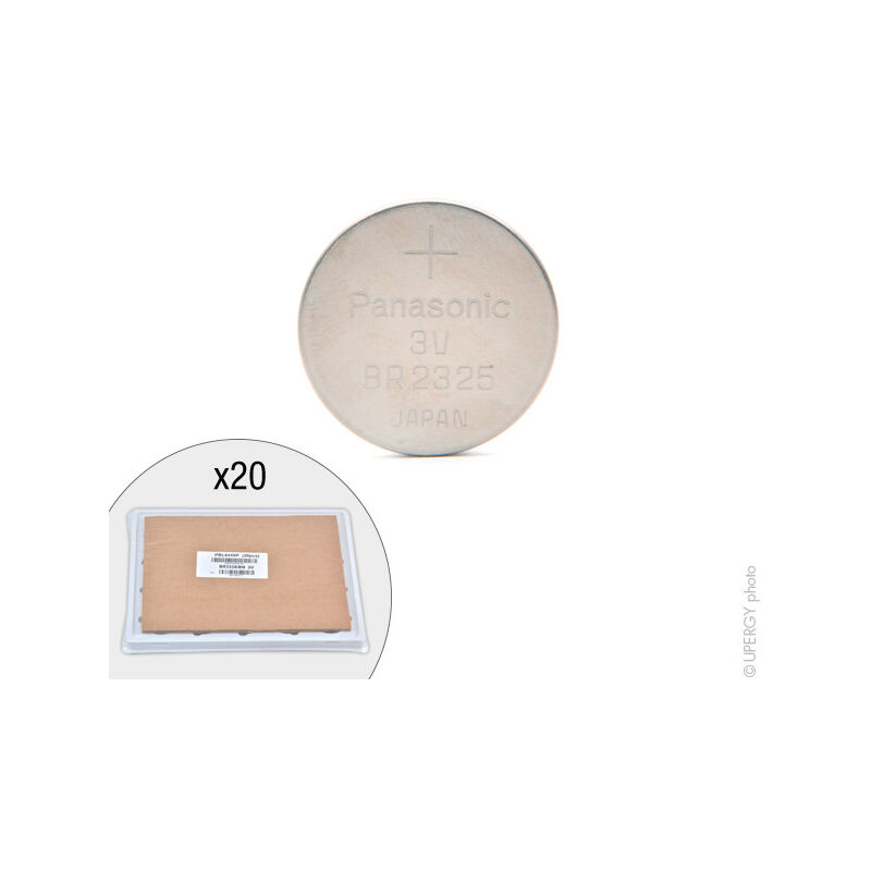 Pile bouton lithium BR2325/BN 3V 165mAh - Panasonic