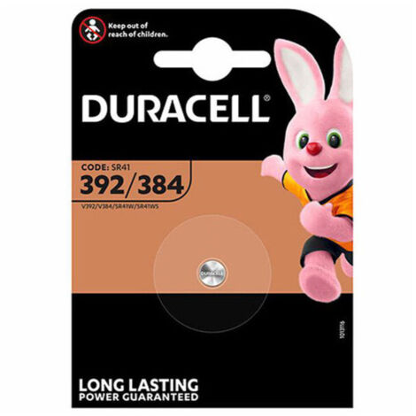 Pile bouton oxydé argent D392/D384 Duracell