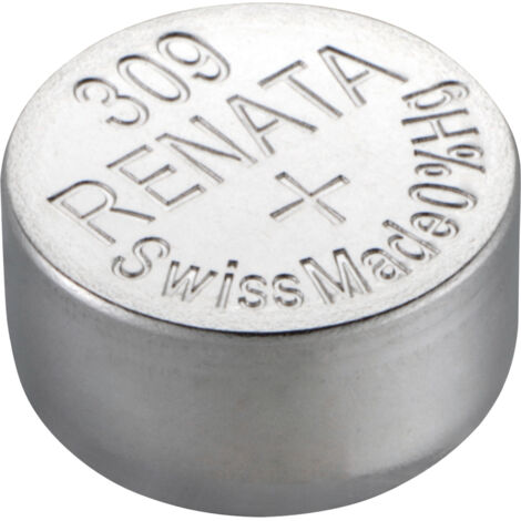 Pile bouton RENATA 309, 80 mAh, oxyde d'argent