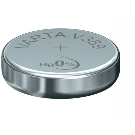 PILE BOUTON V389 MONTRE 1,55V-85MAH / 11,6X3,05MM POUR PETIT ELECTROMENAGER VARTA - SR54