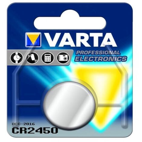 PILE BOUTON VARTA CR2450 3V 560MH POUR TV AUDIO TELEPHONIE - 6450101401