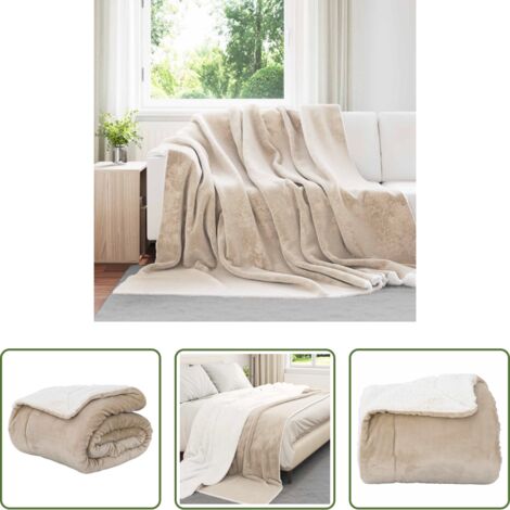Pile -  Coperta Beige 220 x 240 cm Panno