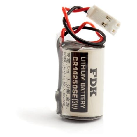 Pile CR14250 - 1/2AA - Lithium - 3V - 850mAh + Connecteur