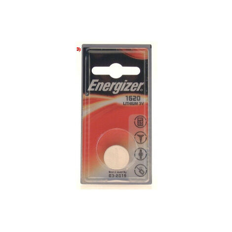 PILE CR1620 X1 LITHIUM ENERGIZER