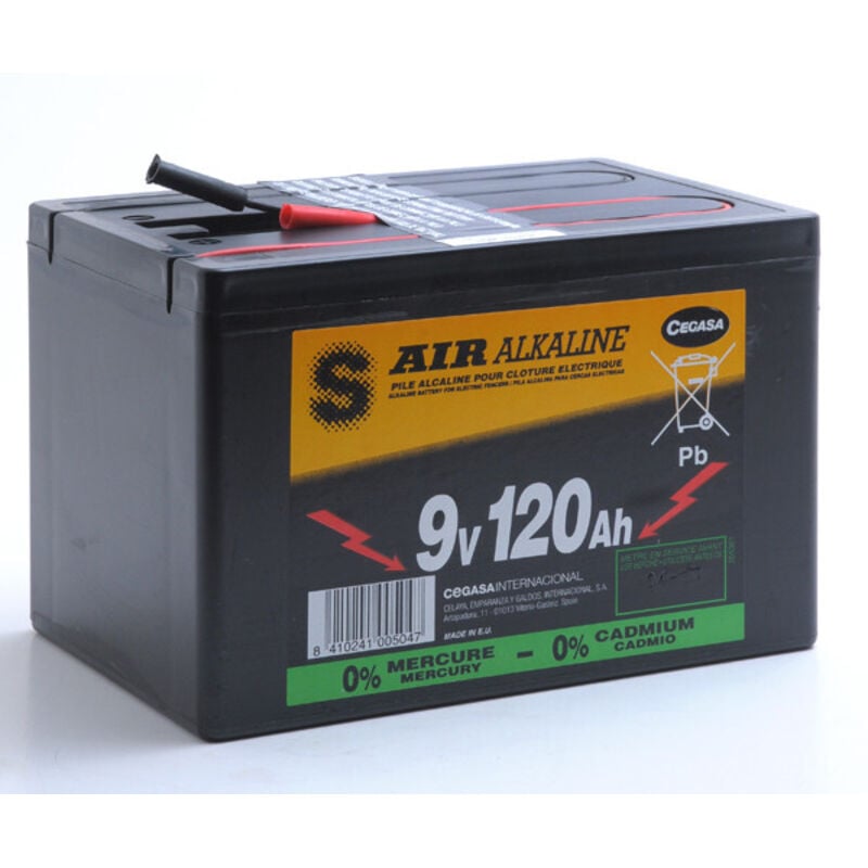 Pile depolarisation air alcaline eZ8 9/130 9V 120Ah - Cegasa