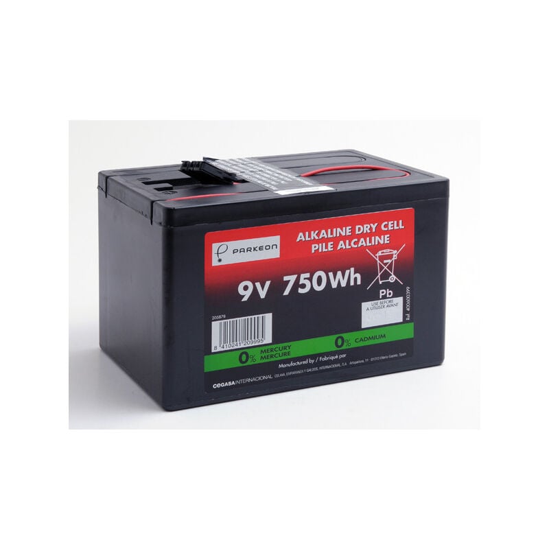 Pile depolarisation air alcaline eZ8 9/100D 9V 90Ah - Cegasa