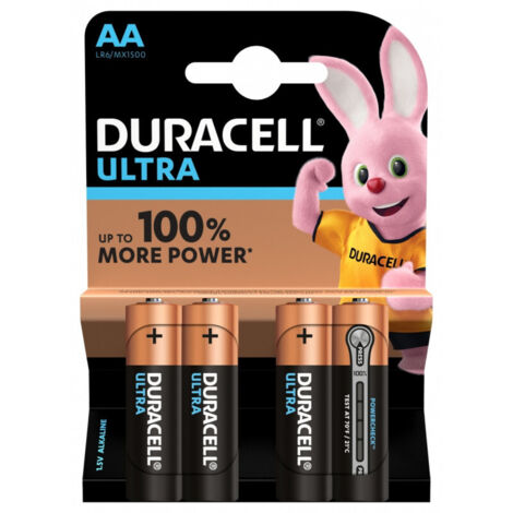 PILE DURACELL ULTRA STILO AA 4PZ