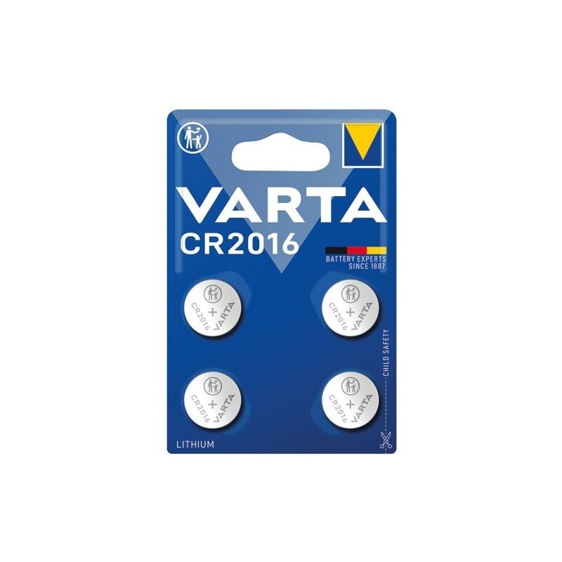 Varta - pile electronique lithi. CR2016 x 4 030705