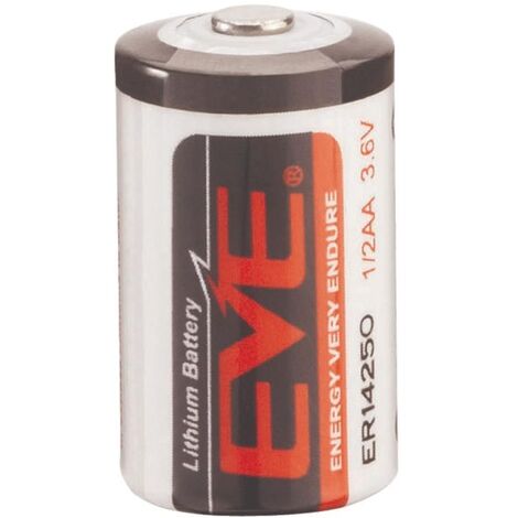 Pile Lithium 1/2 AA (Compatible détecteur Fibaro) - Eve