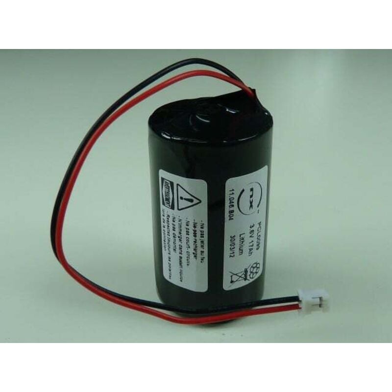 NX - Pile lithium LS33600 d 3.6V 17Ah jst