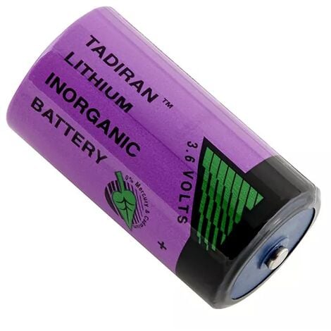 Pile lithium 3.6V pour compteur d'énergie ACTARIS ITRON ECHO II