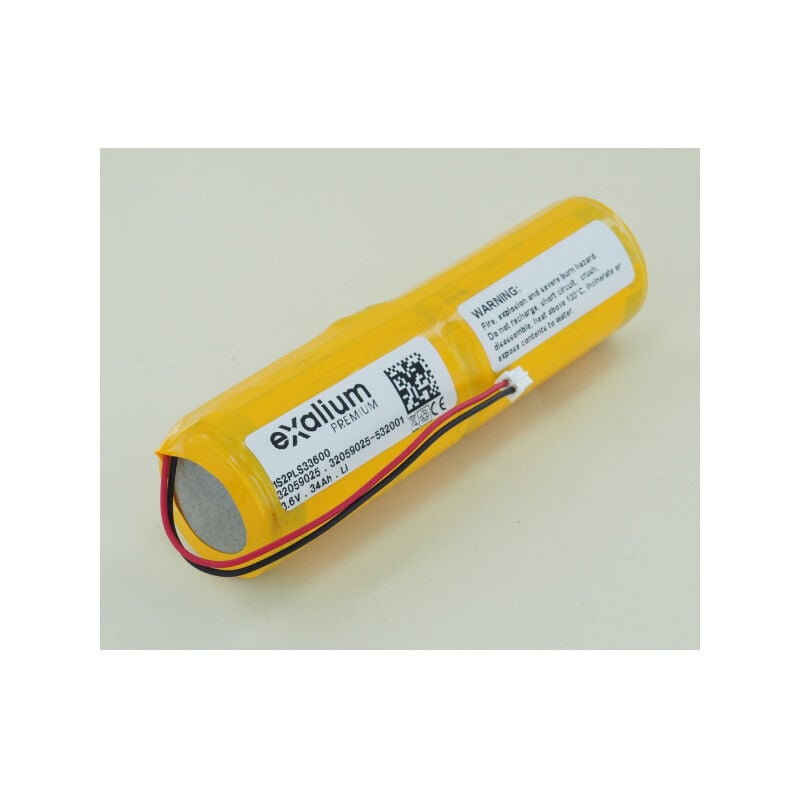 Pile lithium 3.6V 34Ah 1S2P LS33600 type WILPA2595A