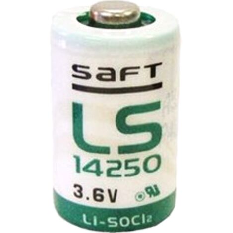 Pile lithium 3.6V Saft LS14250 1/2AA
