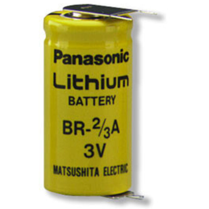 Panasonic - Pile lithium BR-2/3AE2SPN 3V 1.2Ah 3PF Panasonic - Pile lithium BR-2/3AE2SPN 3V 1.2Ah 3PF
