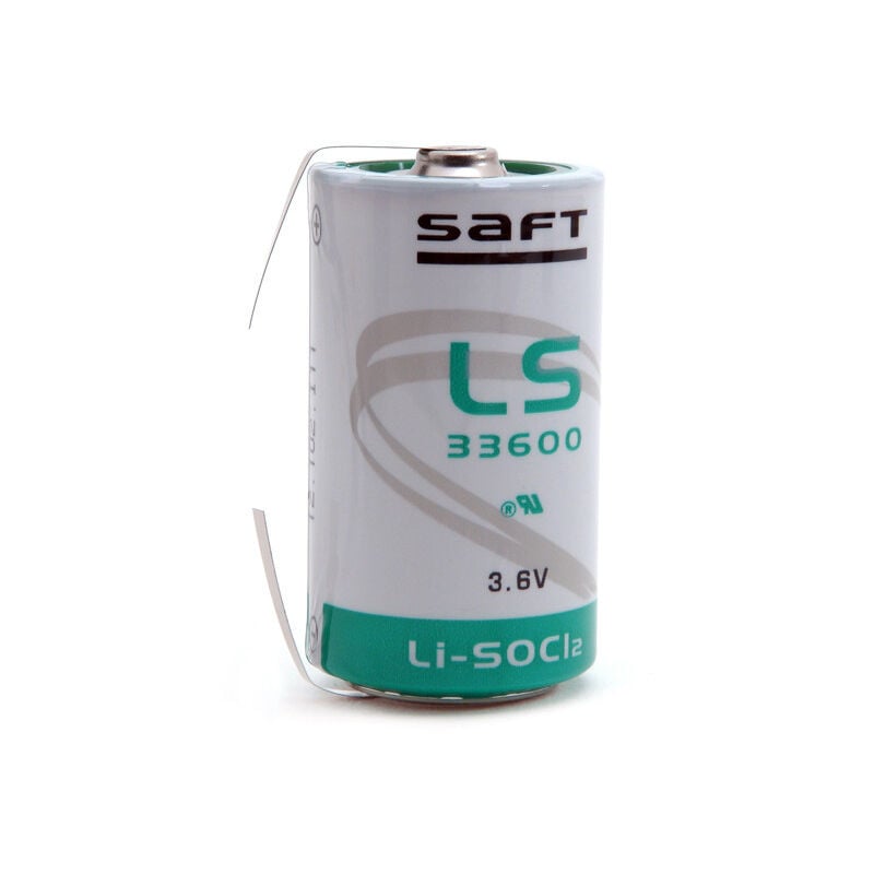 Saft - Pile lithium LS33600-CNR D 3.6V 17Ah T2