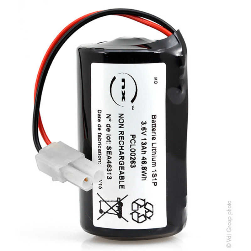 NX - Pile lithium LSH20 d 3.6V 13Ah Tamiya