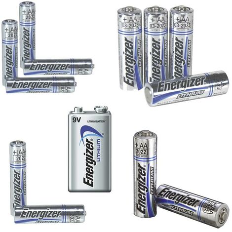 4 Piles lithium LR6/AA Energizer Ultimate (1,5V) - plusieurs modèles disponibles