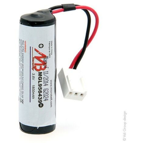 Microbatt - Pile alarme BATLI04 MB 3.6V 1.8Ah