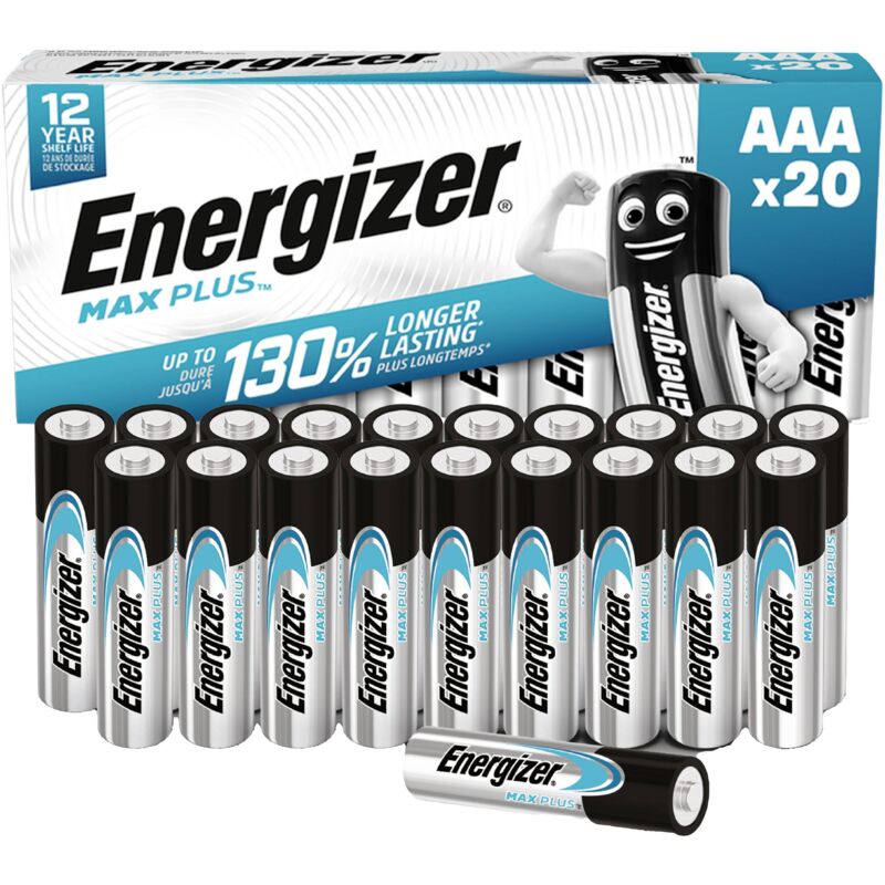 Max Plus Industrial Pile LR3 (aaa) alcaline(s) 1.5 v 20 pc(s) - Energizer