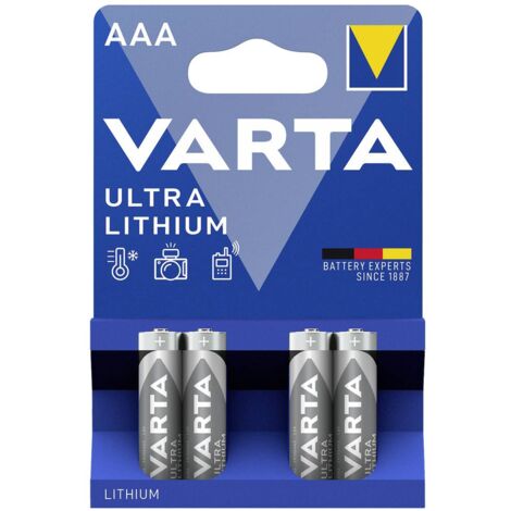 Pile Lithium Professional LR3 AAA Varta 1.5V - blister de 2 - 6103