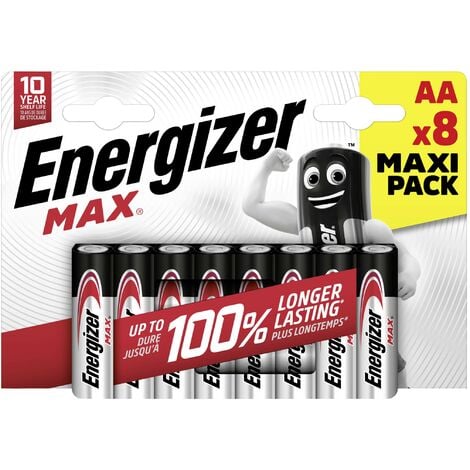 Piles rechargeables Power Plus NiMH AA HR6 1.2V 2000mAh BL4 ENERGIZER /  MEGA-PILES