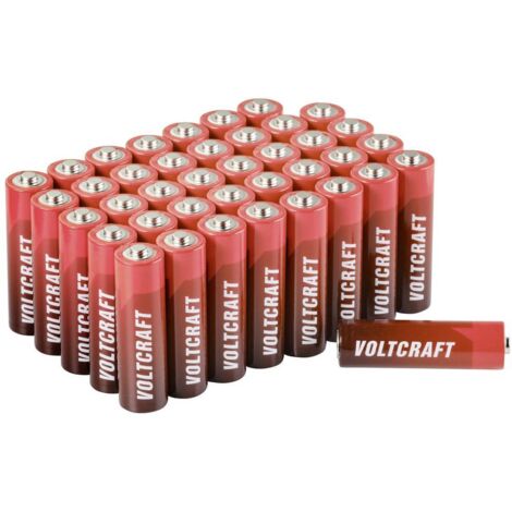 Pile LR6 (AA) VOLTCRAFT Industrial LR6 alcaline(s) 3000 mAh 1.5 V 40 pc(s) Y444052