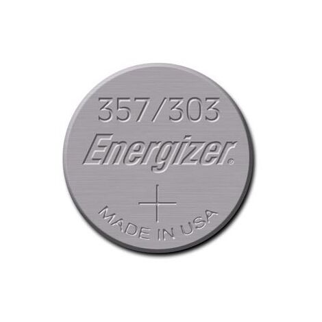pile montre à l'oxyde d'argent - energizer 357 / 303 - 1.55 volts