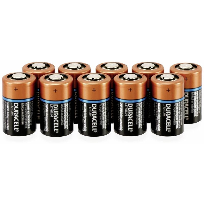 Duracell - Pile photo cr 2 lithium DCR2 800 mAh 3 v 10 pc(s)